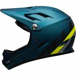 Casque Bell Sanction Bleu/Jaune Fluo 2 Casque Bell Sanction Bleu/Jaune Fluo -Vélo Elegant Magasin casque bell sanction bleu jaune fluo 2