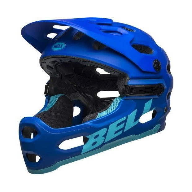 Casque Bell Super 3R MIPS Bleu Mat/Bleu Clair Casque Bell Super 3R MIPS Bleu Mat/Bleu Clair -Vélo Elegant Magasin casque bell super 3r mips bleu mat bleu clair 1
