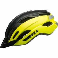 Casque Bell Trace Noir Mat/Jaune Fluo 2 Casque Bell Trace Noir Mat/Jaune Fluo -Vélo Elegant Magasin casque bell trace noir mat jaune fluo 2