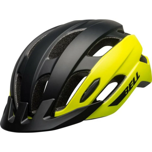 Casque Bell Trace Noir Mat/Jaune Fluo Casque Bell Trace Noir Mat/Jaune Fluo -Vélo Elegant Magasin casque bell trace noir mat jaune fluo