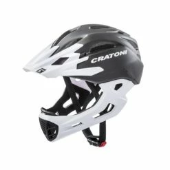 Casque Intégral Cratoni C-Maniac - Noir/Blanc Matt