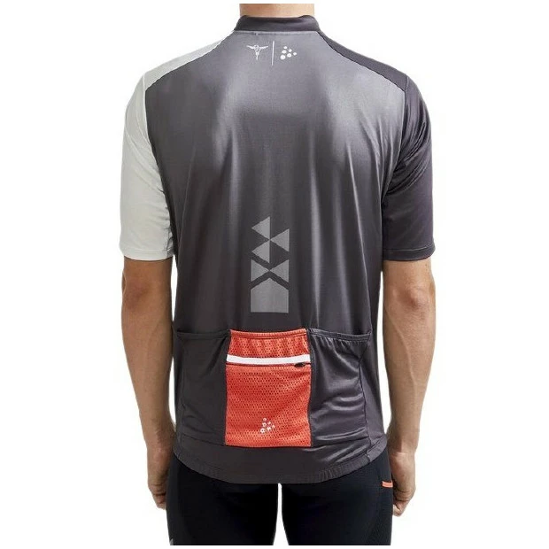 Maillot Homme VTT Craft Advanced HMC - Gris / Blanc Maillot Homme VTT Craft Advanced HMC - Gris / Blanc -Vélo Elegant Magasin maillot homme vtt craft advanced hmc gris blanc 2