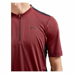 Maillot VTT Homme Craft Offroad Core - Rouge / Noir -Vélo Elegant Magasin maillot vtt homme craft offroad core rouge noir 2