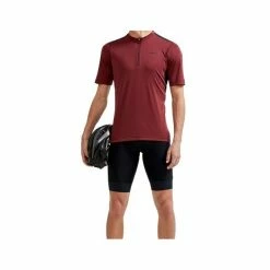 Maillot VTT Homme Craft Offroad Core - Rouge / Noir -Vélo Elegant Magasin maillot vtt homme craft offroad core rouge noir 3